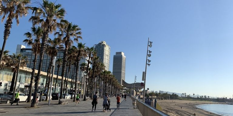 Paseo de la Barceloneta en una imagen de recurso / ARCHIVO