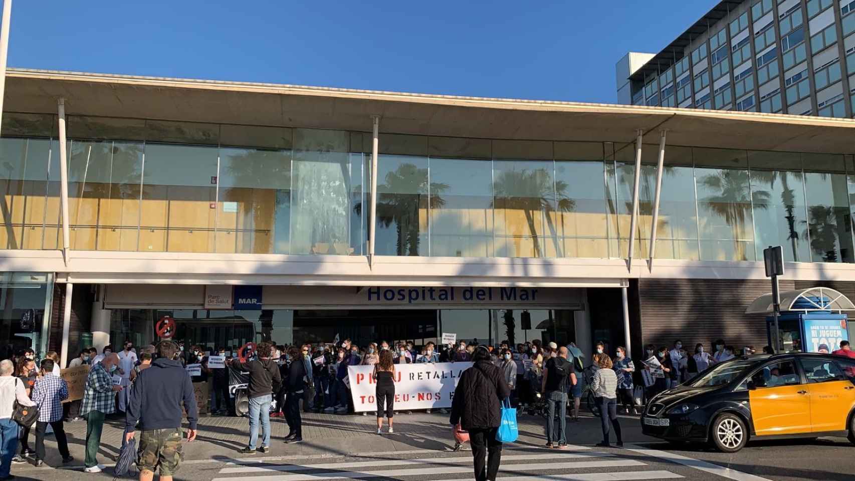 Rebelión del sector salud en el Hospital del Mar en plena pandemia / V.M.