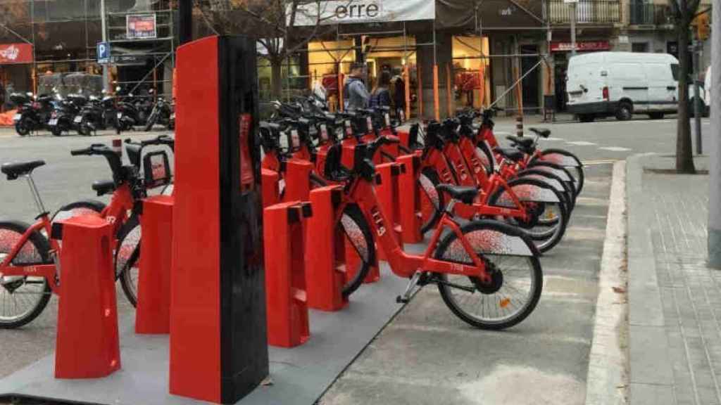 Una estación del Bicing en Barcelona / CR