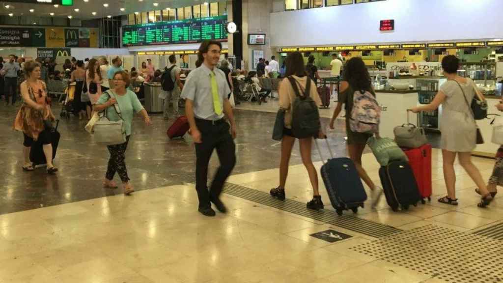 Estación de Sants, donde trabajaban los vigilantes / PABLO ALEGRE