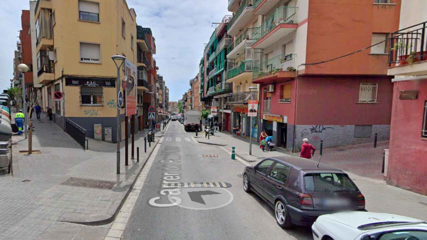 Una calle del barrio de la Salut de Badalona en una imagen de archivo / GOOGLE MAPS