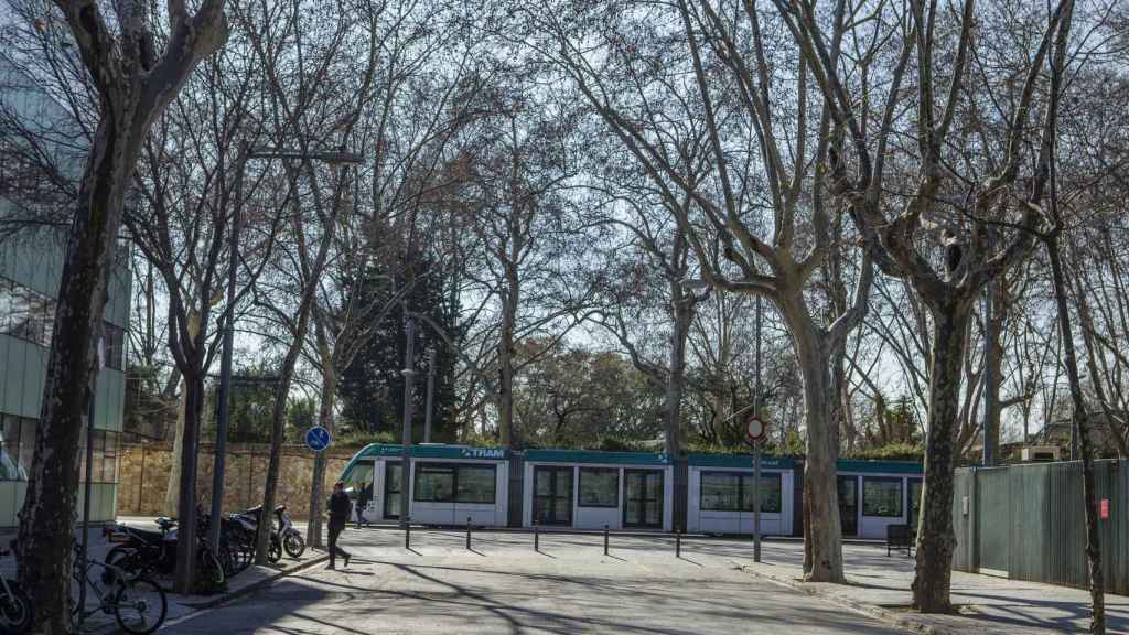 El tranvía, a su paso por la Ciutadella / TRAM