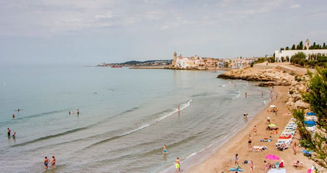 Playa de Balmins de Sitges