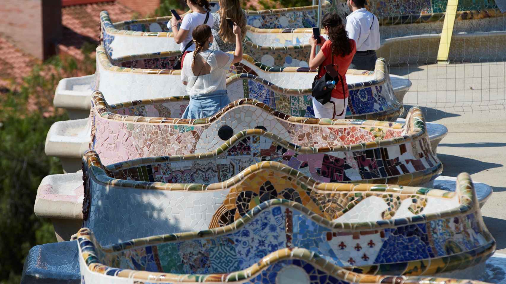 El Park Güell con pocos visitantes durante la desescalada / EFE - Alejandro García