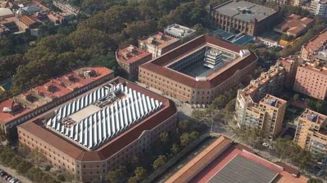 La Universidad Pompeu Fabra de Barcelona desde el aire / ARCHIVO UPF