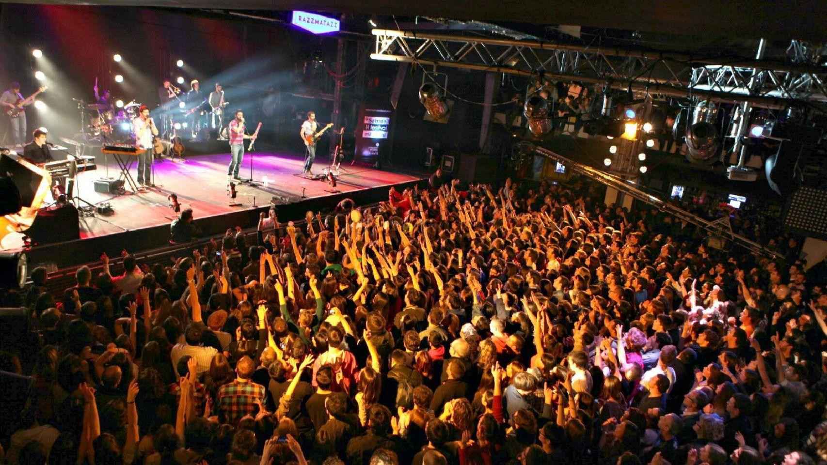 Interior de la discoteca Razzmatazz en Barcelona