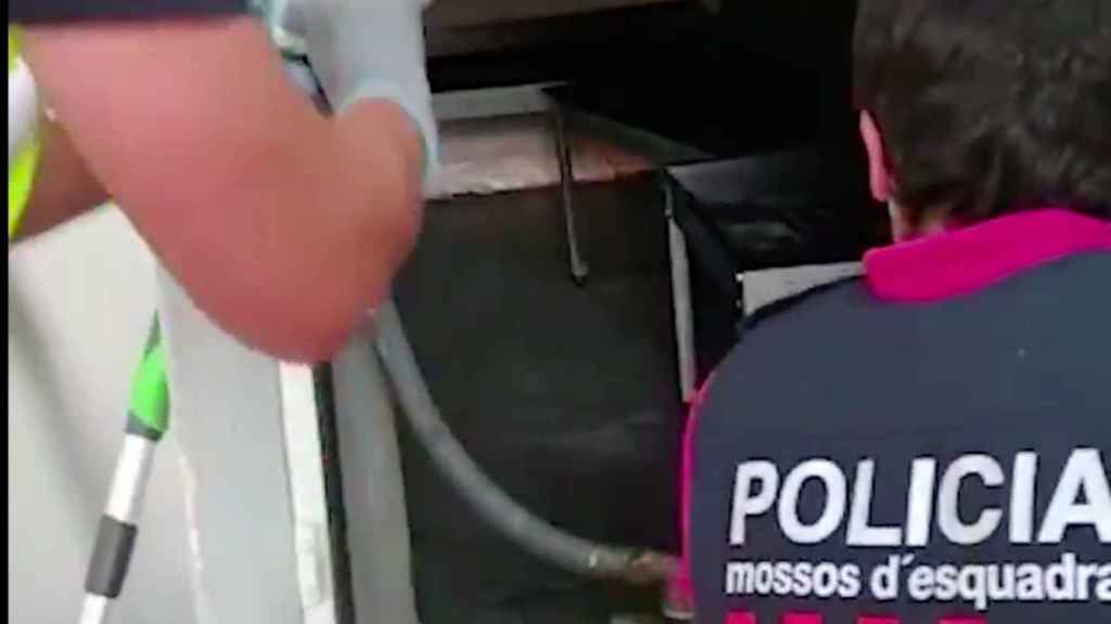 Imagen del lugar donde retuvieron al matrimonio / MOSSOS