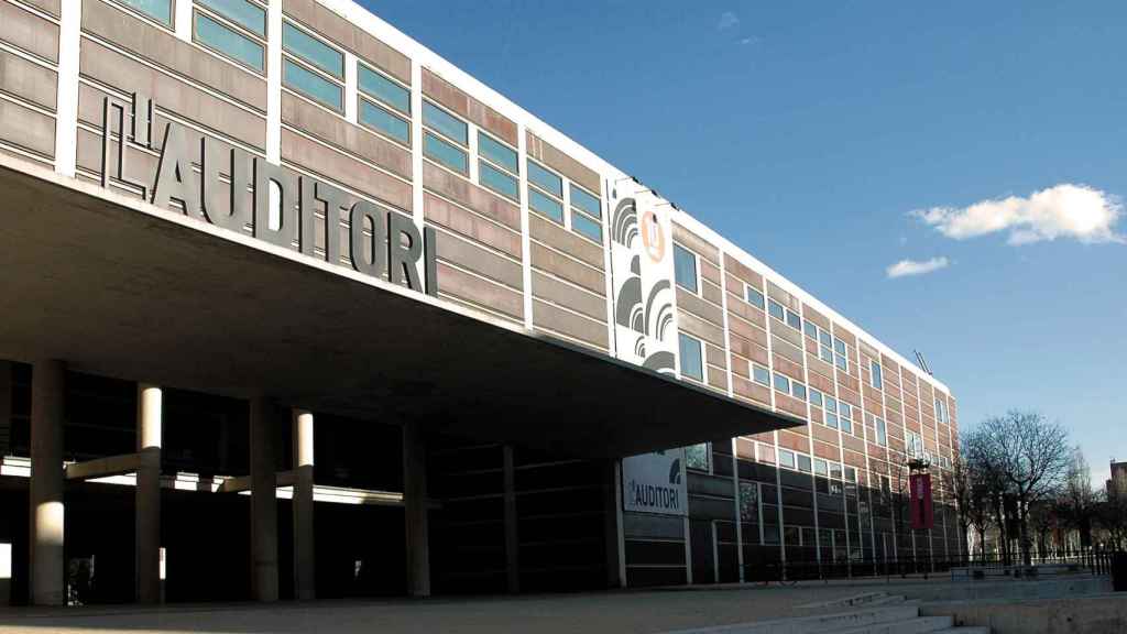 Exterior del Auditori de Barcelona, situado en el Fort Pienc