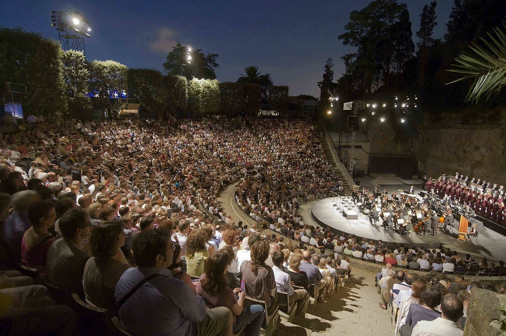 Un espectáculo del Festival Grec en una imagen de archivo / WIKIPEDIA