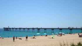 Imagen de archivo de la playa del Pont del Petroli / BADALONA BITÀCORA