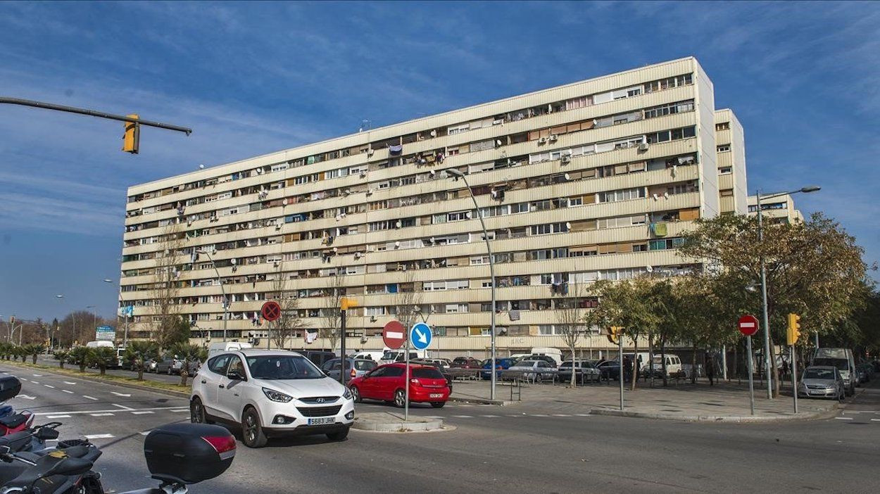 Bloque Venus de la Mina, barrio de Sant Adrià del Besòs donde se produjo el tiroteo de película / GOOGLE MAPS