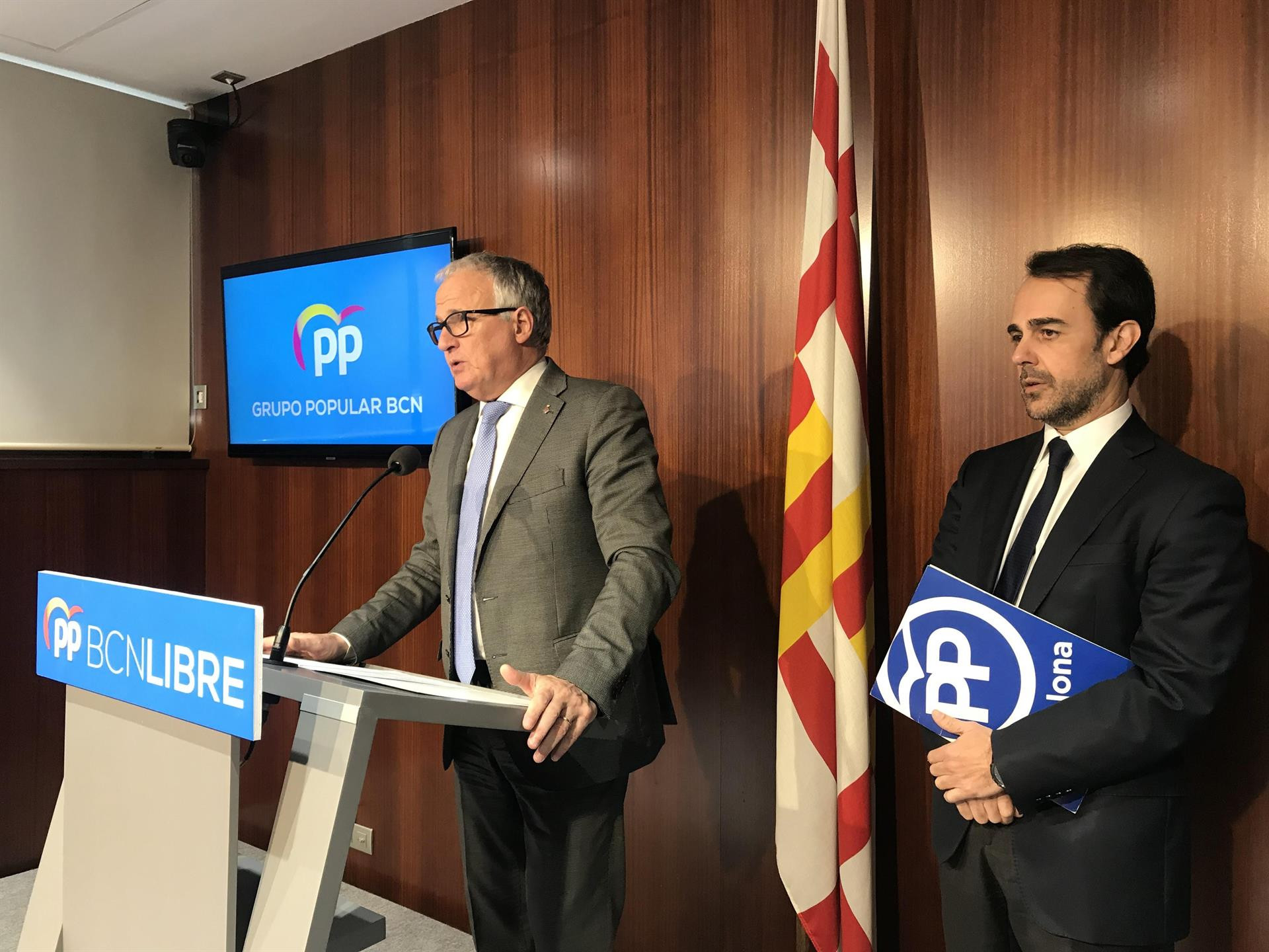 Josep Bou y Óscar Ramírez (PP) en una imagen de archivo / EUROPA PRESS