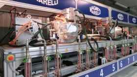 Línea de montaje de una de las plantas de Magneti Marelli en España