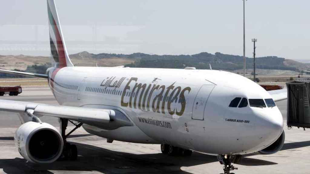 Un avión de Emirates en una imagen de archivo / EFE