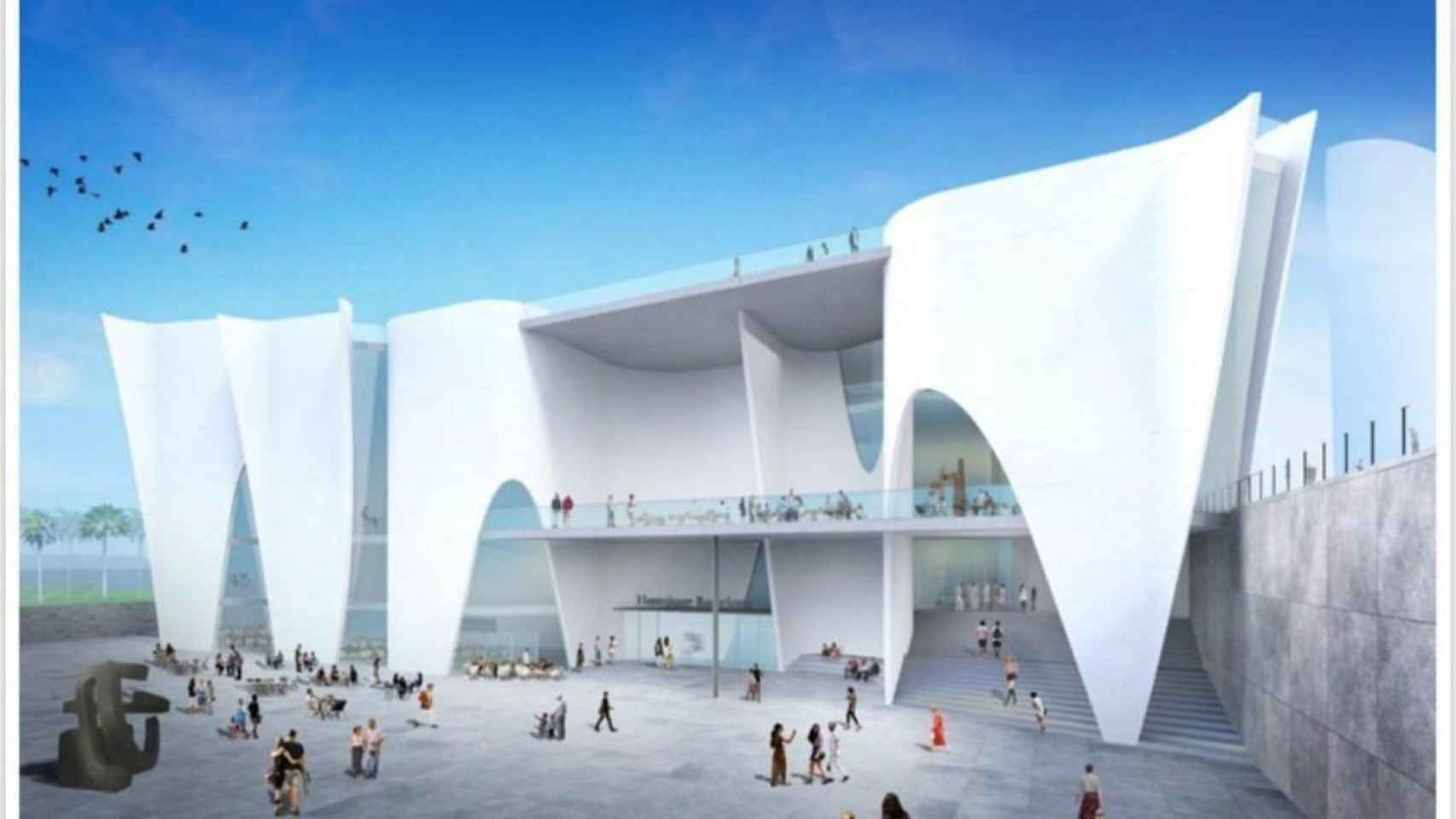 Proyecto del edificio del Hermitage en Barcelona