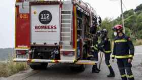 Bomberos de Barcelona durante un servicio de emergencias / TWITTER BOMBERS DE BARCELONA