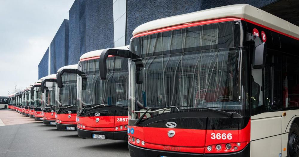 Autobuses de la flota de TMB / TMB