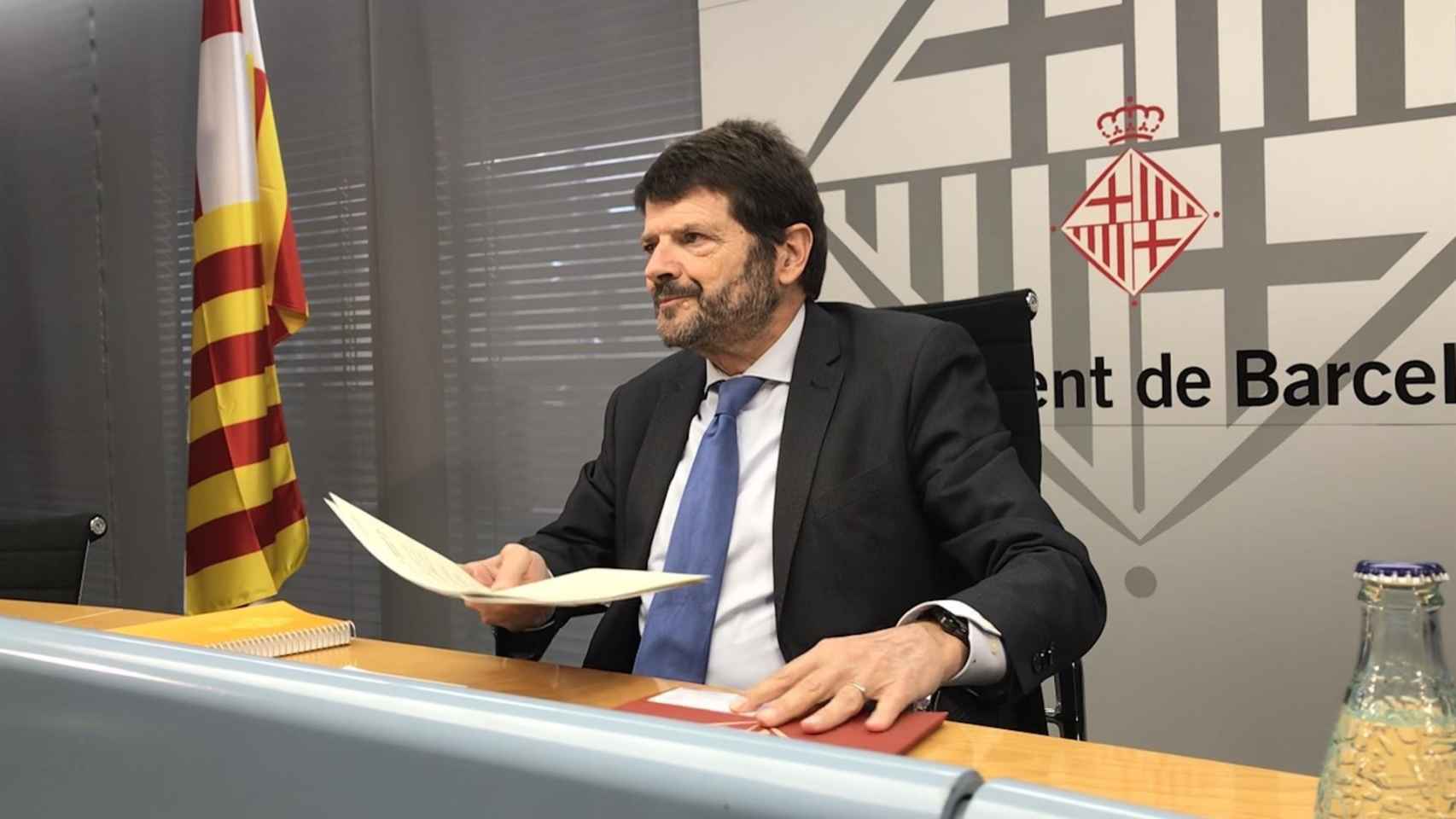 El teniente de alcalde de Seguridad del Ayuntamiento de Barcelona, Albert Batlle