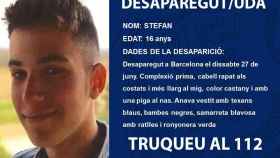 Stefan, el joven desaparecido en Barcelona / MOSSOS D'ESQUADRA