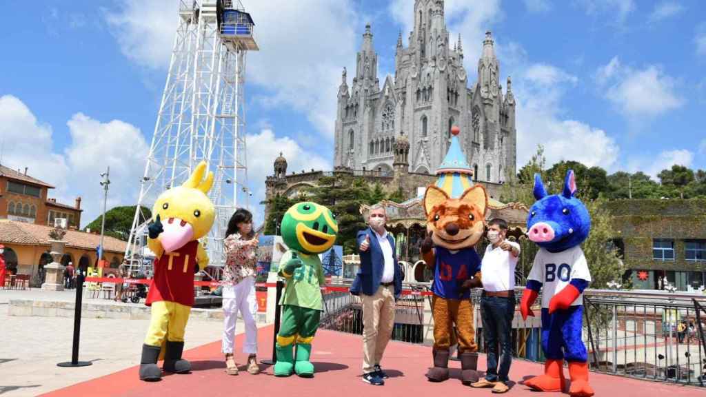 Jaume Collbonni y Albert Batlle, en el Tibidabo / JAUME COLLBONI