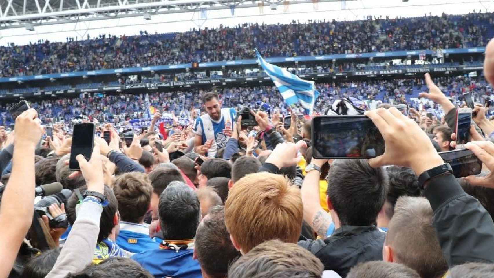 Aficionados del Espanyol tras un partido / RCD ESPANYOL