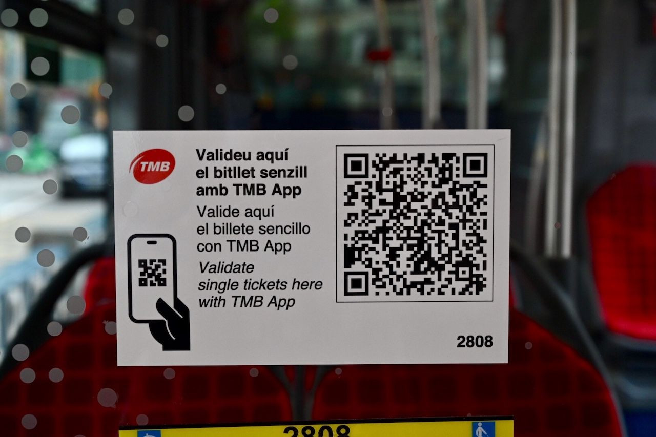 Información del pago del billete sencillo en los buses con la aplicación de TMB desde el móvil / TMB