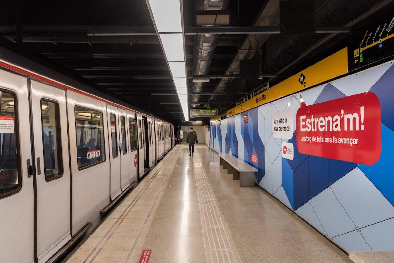 La estación de metro de Besòs Mar / TMB