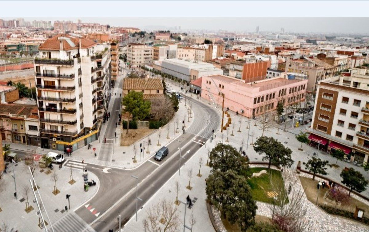 Vista aérea de Cornellà de Llobregat / AJUNTAMENT CORNELLÀ