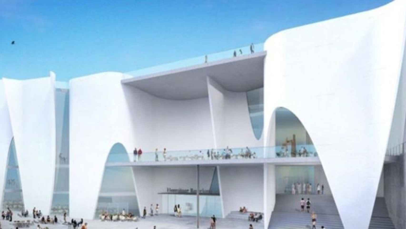 Proyecto del Hermitage para Barcelona