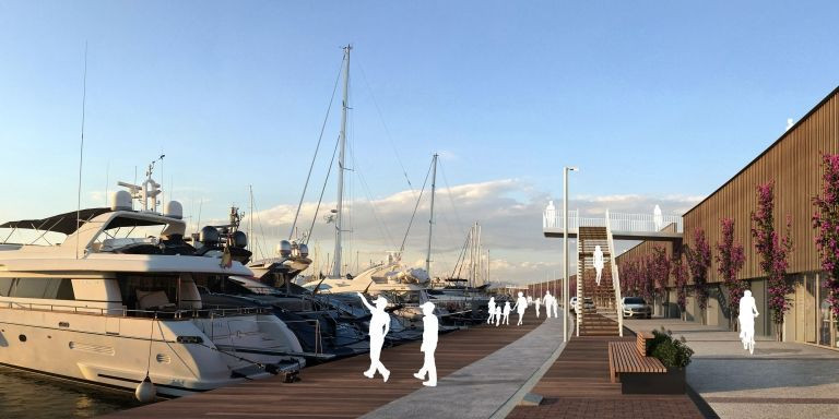 Futura urbanización del dique de Recer del Port Olímpic / AYUNTAMIENTO DE BARCELONA