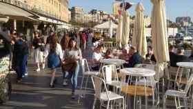 Terrazas del Port Vell, en Palau de Mar / ARCHIVO - JORDI SUBIRANA