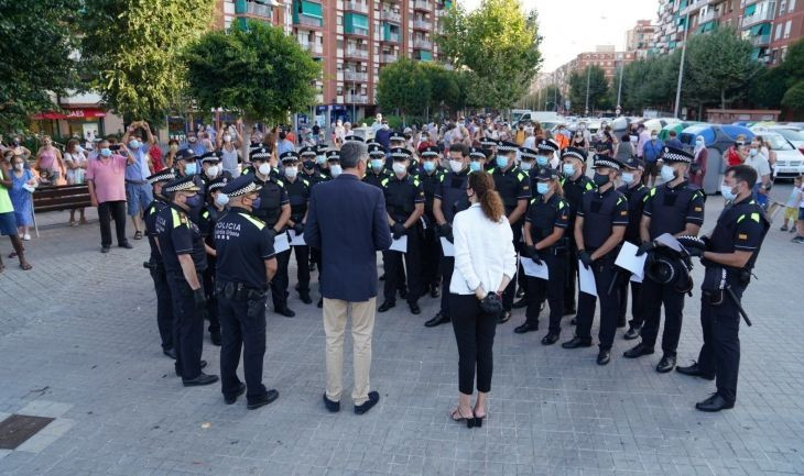 Presentación de los nuevos agentes de la Guardia Urbana de Badalona