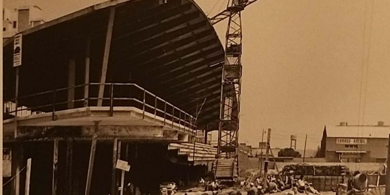 Construcción del Canòdrom, entre 1961 y 1963 / AYUNTAMIENTO DE BARCELONA