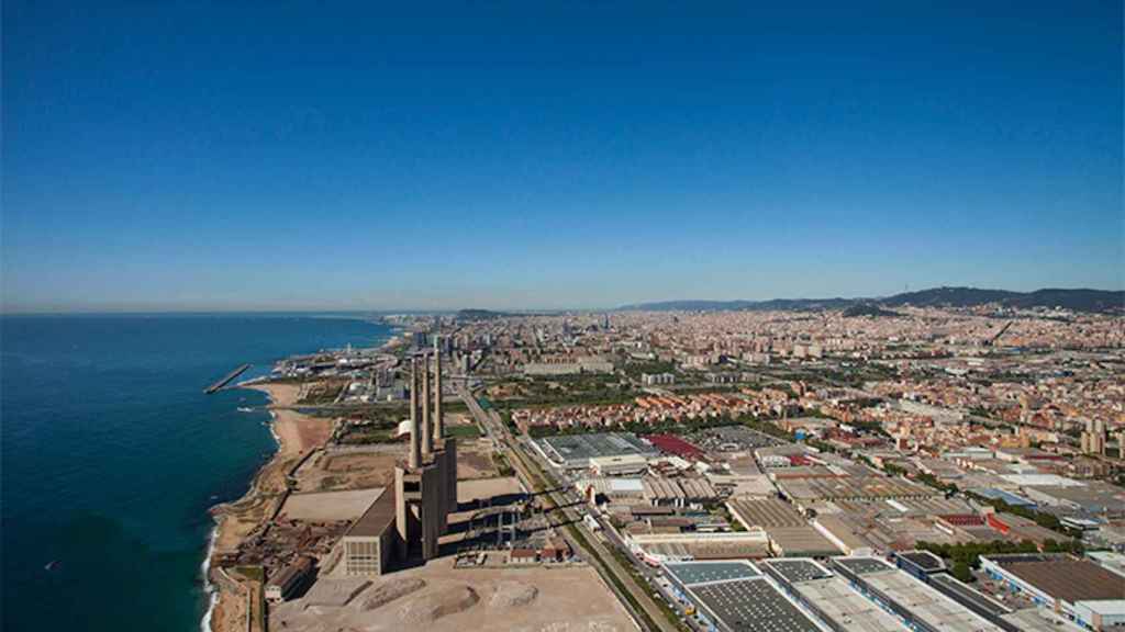 Vista aérea de la zona de las tres Chimeneas / GENCAT