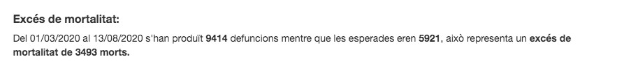 Datos sobre la mortalidad en Barcelona por la Covid-19 / ASPB