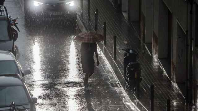 Tormenta en Barcelona en verano / HUGO FERNÁNDEZ