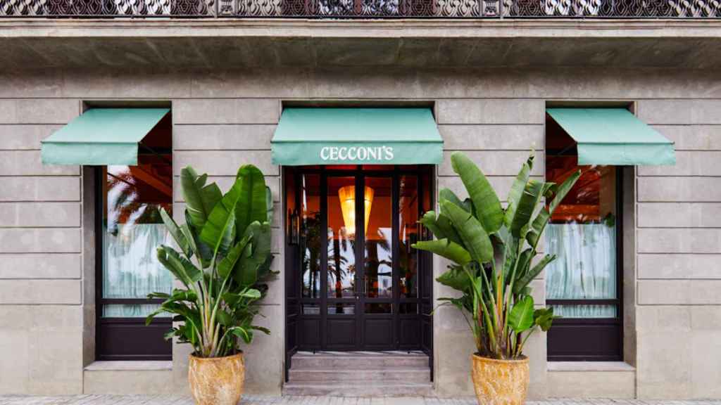 Fachada del restaurante Cecconi's de Barcelona en el que se citaron Messi y Suárez / GOOGLE MAPS