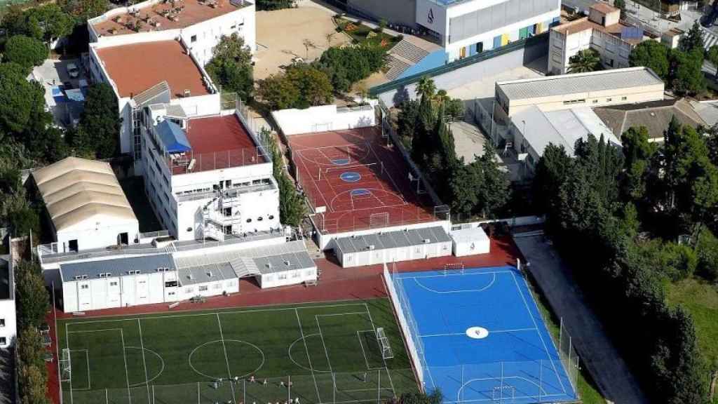 La American School of Barcelona en una vista panorámica