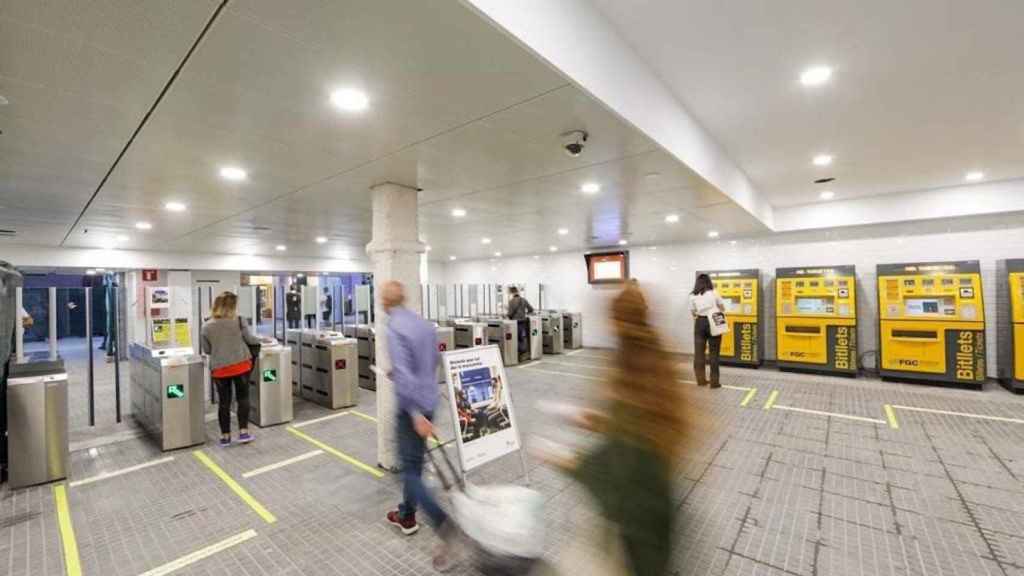 El vestíbulo de la estación Plaça Catalunya tras su renovación y ampliación, el 1 de septiembre de 2020 / FGC