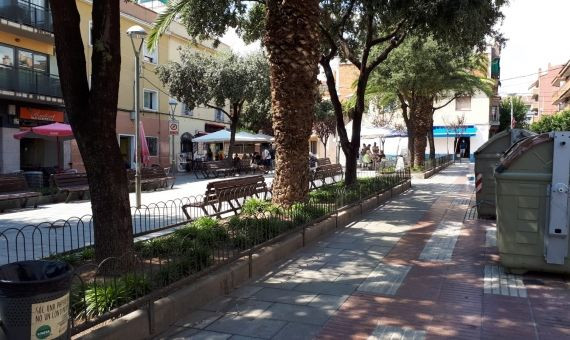 Plaza de Campfaso, en Cornellà / RP