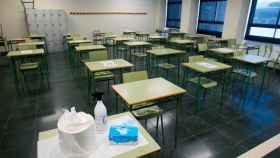 Una clase vacía lista para recibir estudiantes / EFE