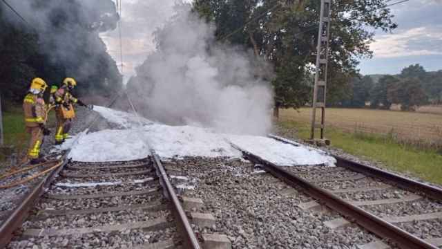 Cortes en vías de tren en la provincia de Girona este 11 de Septiembre / RENFE