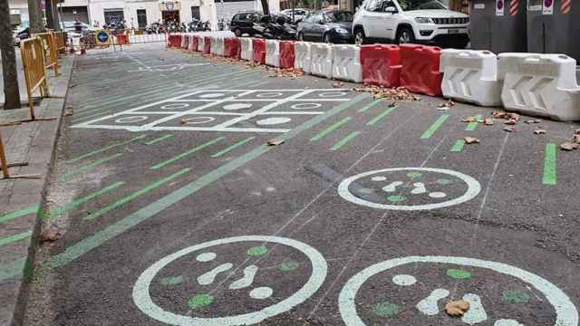 Una calle de Barcelona, pacificada por el gobierno de Colau / MA