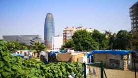 Chabolismo en el barrio del Fort Pienc donde viven unas 30 personas / GUILLEM ANDRÉS