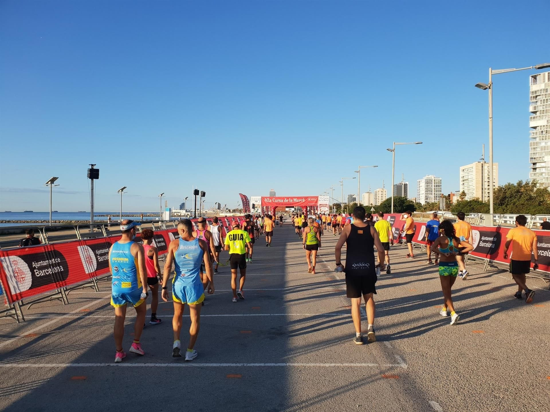 Corredores en la segunda sesión de la 42ª Cursa de la Mercè / AJ BCN