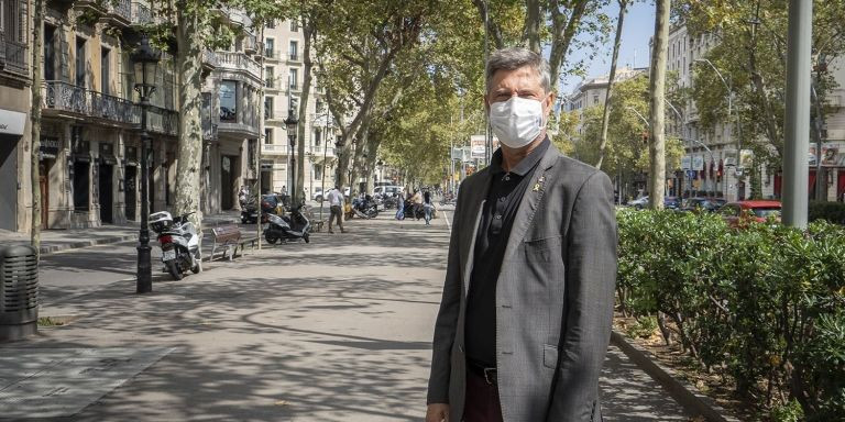 Jordi Martí, concejal de Junts per Catalunya, posa durante una entrevista a Metrópoli Abierta / LENA PRIETO