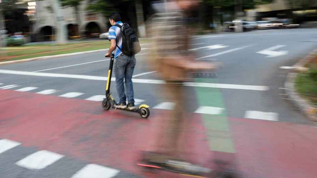 Usuarios de patinetes eléctricos