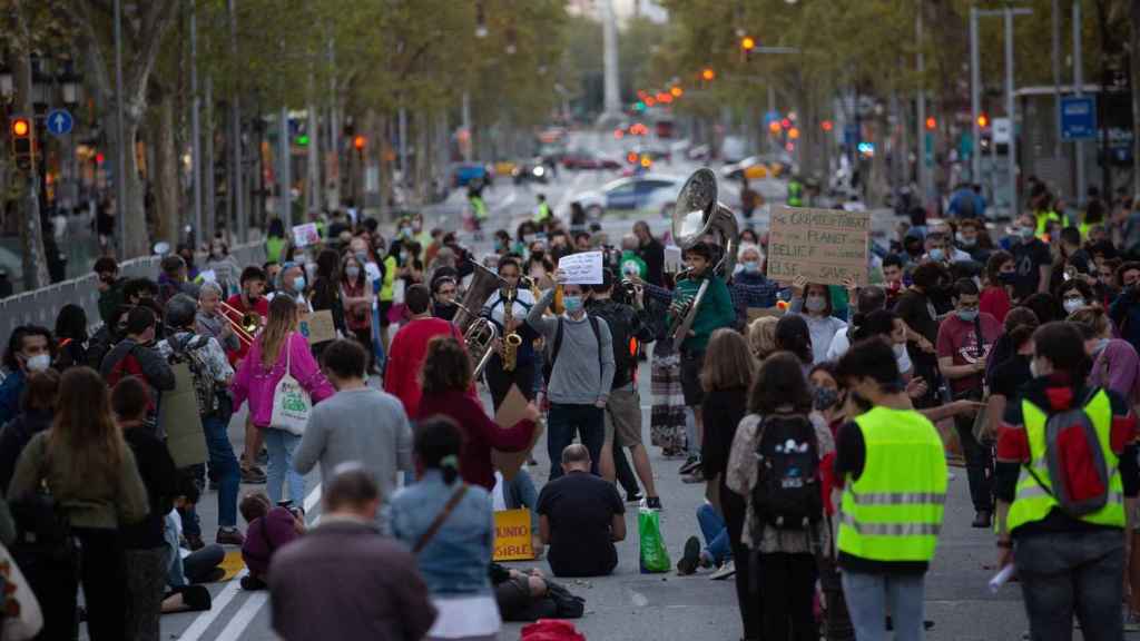 Manifestantes del movimiento Fridays For Future / EUROPA PRESS