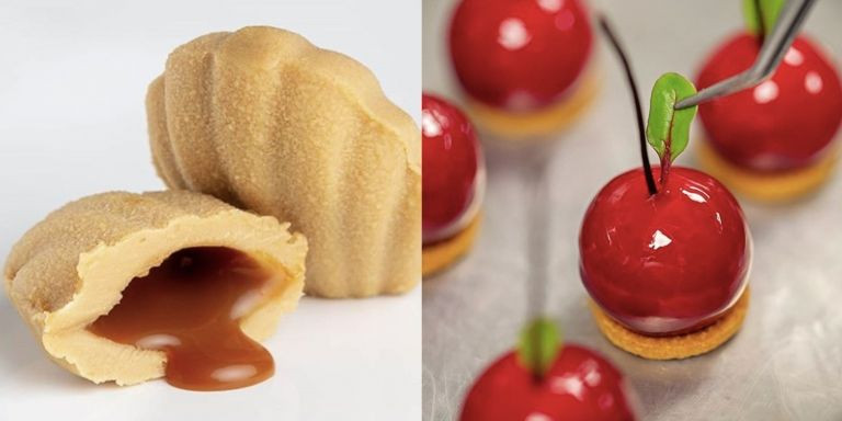 Coulant de Gianduja y Cherries, dos de los postres que realiza en Lasarte el mejor pastelero del mundo / INSTAGRAM