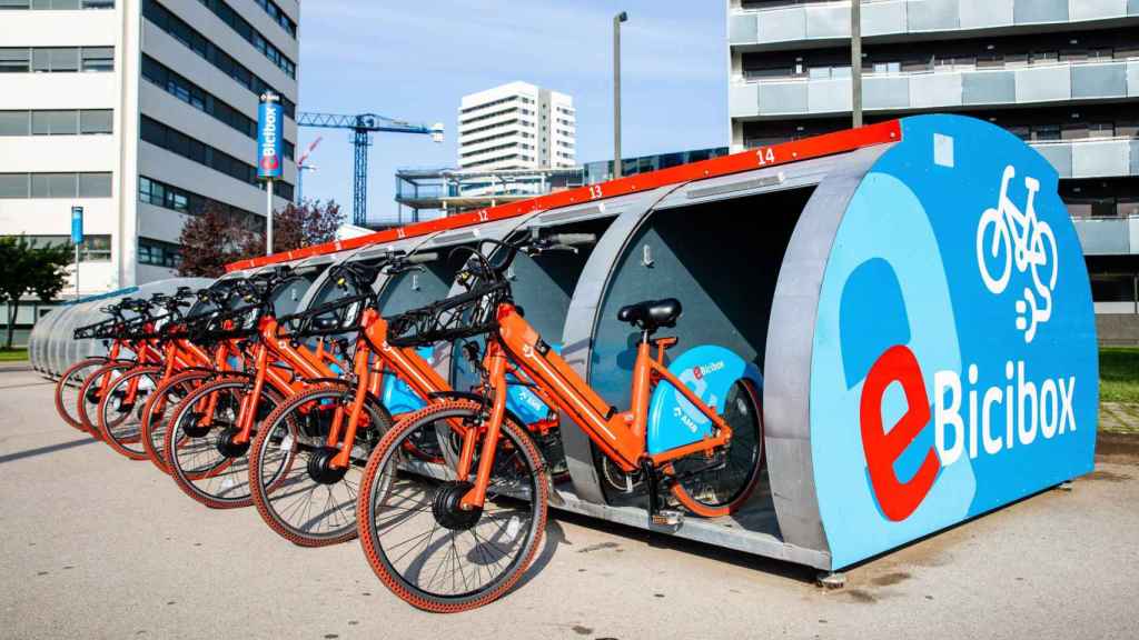 Una estación de bicicletas del AMB